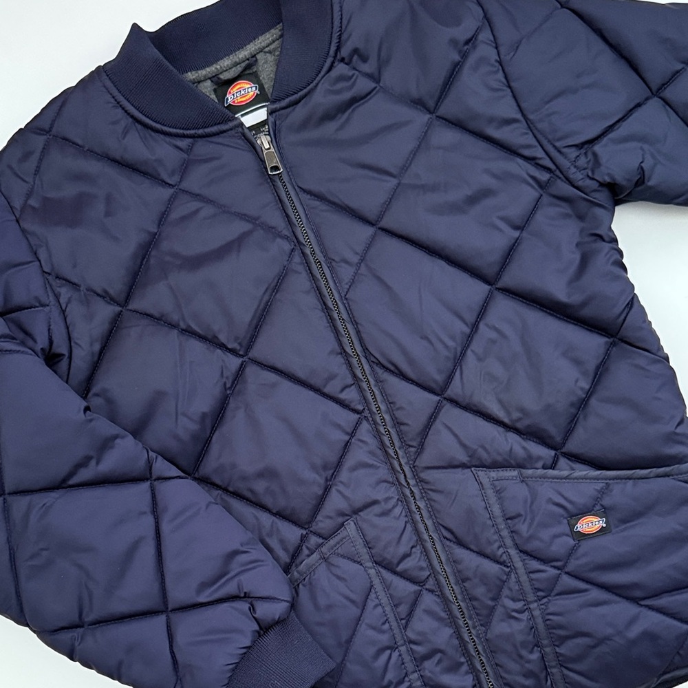 Dickies Navy Quilted Jacket
